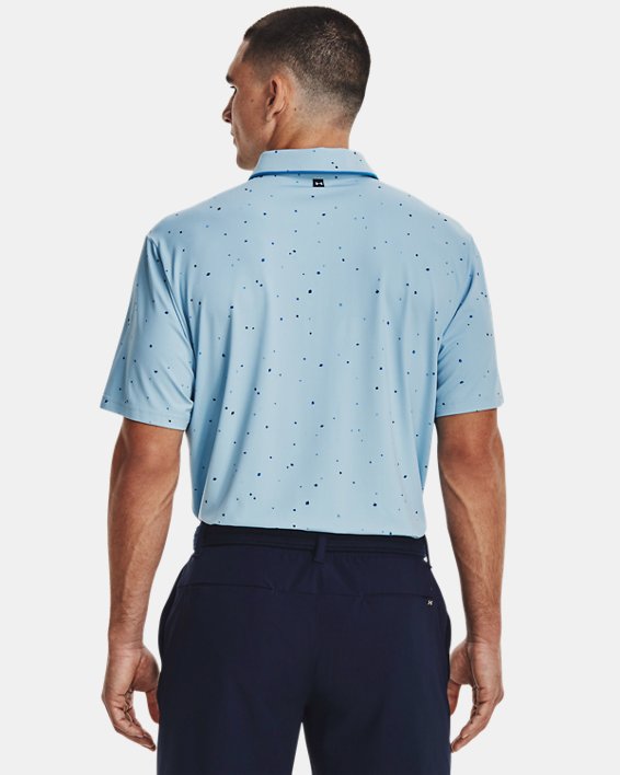 Polo UA Iso-Chill Verge pour homme, Blue, pdpMainDesktop image number 1